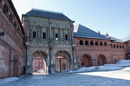 Kruticky Patriarchal farmstead  The front gate  Teremok  の写真素材