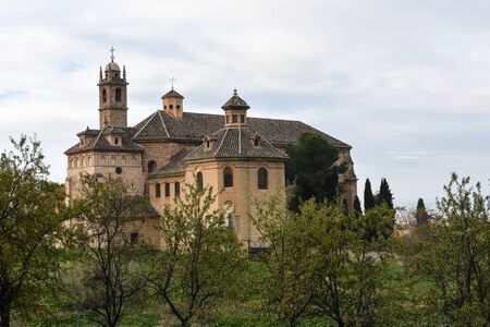 Walking in the autumn of Granada. The city of Spanish Andalusia in November.