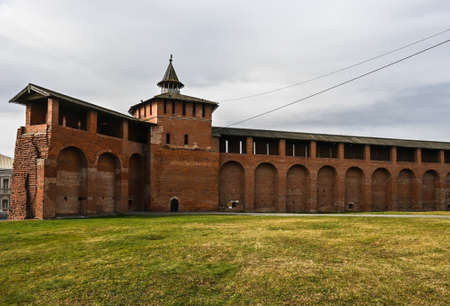 Kremlin in Kolomna. Remains of a 16th century fortress in the town of Kolomna in the east of the Moscow region.のeditorial素材
