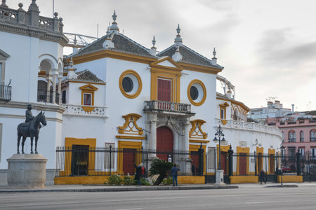 City of Seville. Street photo in Seville, Andalusia, Spain.の写真素材