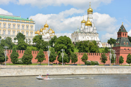 Orthodox churches on the territory of the Moscow Kremlinの写真素材