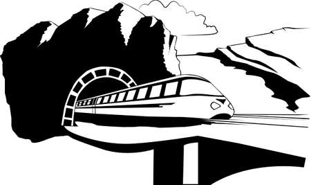 vector illustration of a trainのイラスト素材