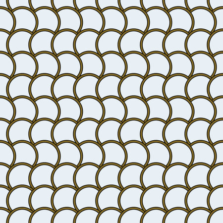 seamless abstract pattern in the form of an ornament of light circles overlapping each otherのイラスト素材