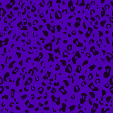 seamless pattern of leopard print in dark purple tones for prints on fabrics, clothes, packaging, ceramics and in the design of interiors of clothing stores and discothequesのイラスト素材