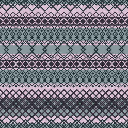 seamless abstract pattern in the form of an ornament in ethnic style for prints on fabrics, clothes, bedding and for decorations in ethnic styleのイラスト素材