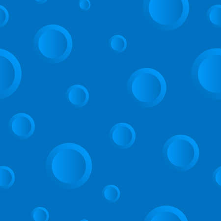 abstract seamless background in the form of figures resembling water drops on glass in blue tones for interior backdrops and for prints on fabrics, packaging, clothes and bath curtainsのイラスト素材