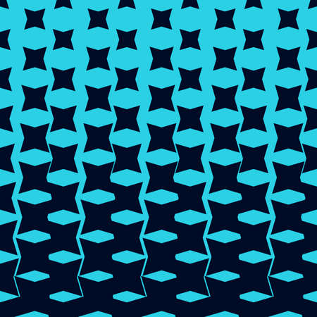 seamless pattern with the image of dark abstract shapes on a blue background in the form of a...
