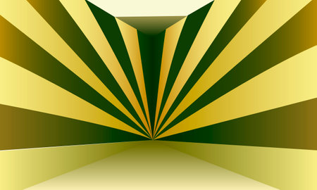 background in green-yellow tones in the form of a corner room for decorating the interiors of rooms and studios and for decorating banners, covers and backgrounds of other imagesのイラスト素材