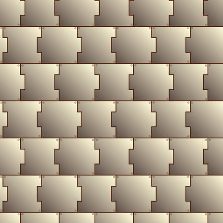 Seamless vector pattern. Modern stylish texture. Repeating geometric tiles.のイラスト素材