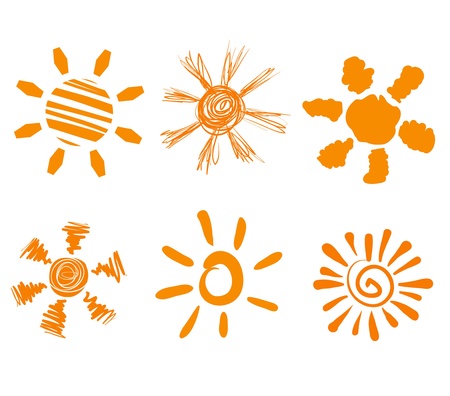 Abstract Sun Setのイラスト素材