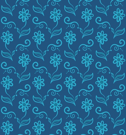 Abstract floral seamless background wallpaper textureのイラスト素材