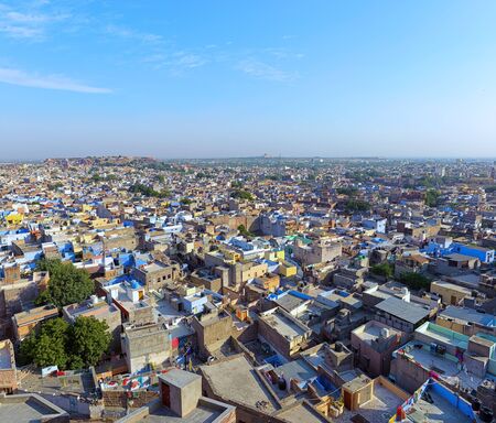 Jodhpur, India, Blue Cityの写真素材