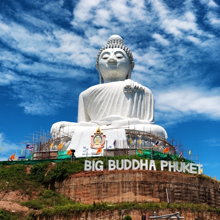 Thailand Buddha statue in Phuketの写真素材