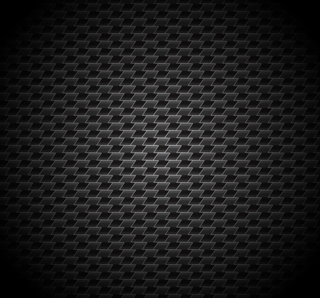 Carbon fiber background texture  Vector seamless pattern industrial material designのイラスト素材