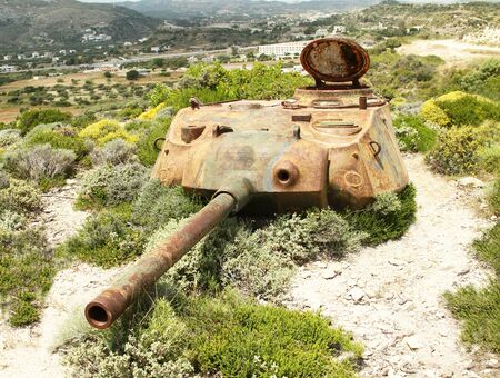 Tower of American light tank M24 "Chaffee"の写真素材