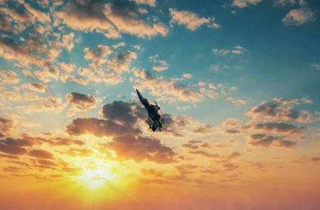 Istanbul, Bosphorus, 29.10.2023 Turkish Stars are performing at the Bosphorus on the 100th anniversary of the Republic. Turkish Air Force's F-16C Fighting Falcon soars in the air.の写真素材
