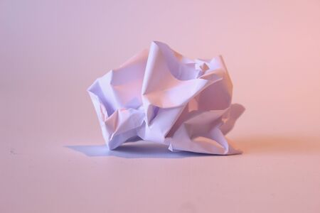 paper, sheet, A4 white paper, shriveled, folio, white, detailの写真素材