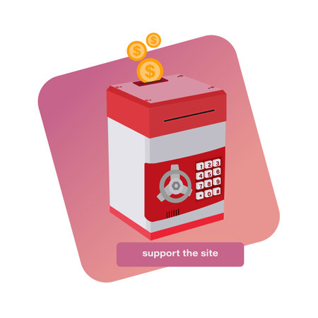 icon safe piggy bank and money. flat vector illustration isolated on background