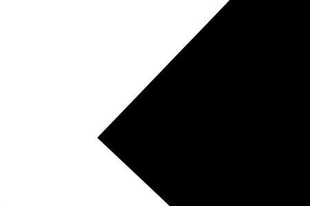 Geometric background of two paper sheets with black and white color. Texture backdrop. Concept of contrast and minimalism.の写真素材
