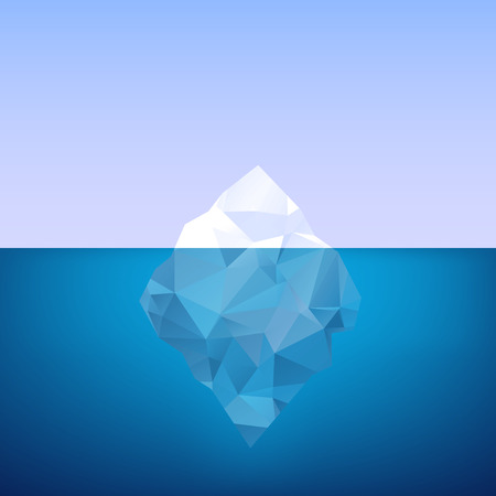 Iceberg. Vector illustration.のイラスト素材