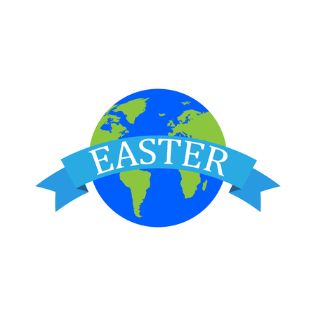 Easter Jesus. Vector illustration. World Easter Concept.のイラスト素材
