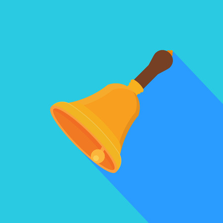 Bell isolated on background. Vector illustration. Eps 10.のイラスト素材