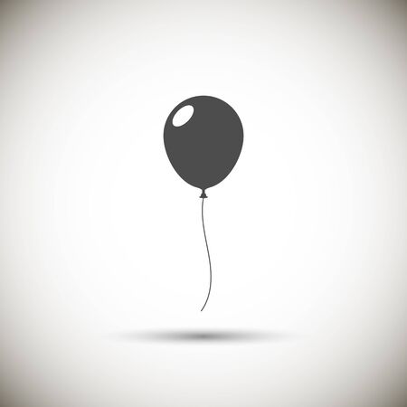 ballon icon isolated on background. Vector illustration. Eps 10.のイラスト素材