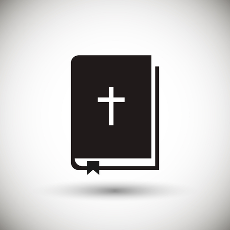 Bible icon web isolated on background. Vector illustration. Eps 10.のイラスト素材
