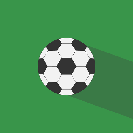Football ball vector icon. isolated. Vector illustration.のイラスト素材