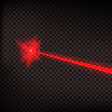 Abstract red laser beam.のイラスト素材
