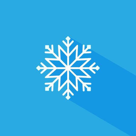 Snowflake isolated on background. Vector illustration. Eps 10.のイラスト素材