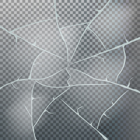 Texture of ice surface on transparent background. Vector illustration. Eps 10.のイラスト素材