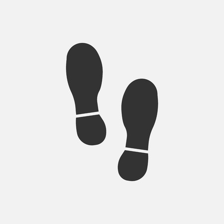 Imprint soles shoes icon. Vector illustration. Eps 10.のイラスト素材