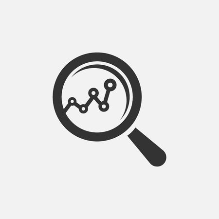 SEO graph icon concept Vector illustration. Eps 10.のイラスト素材