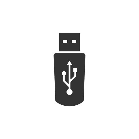 Usb Flash Icon. Vector illustration. Eps 10.のイラスト素材