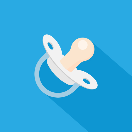 Baby nipple icon. Vector illustration. Eps 10.のイラスト素材