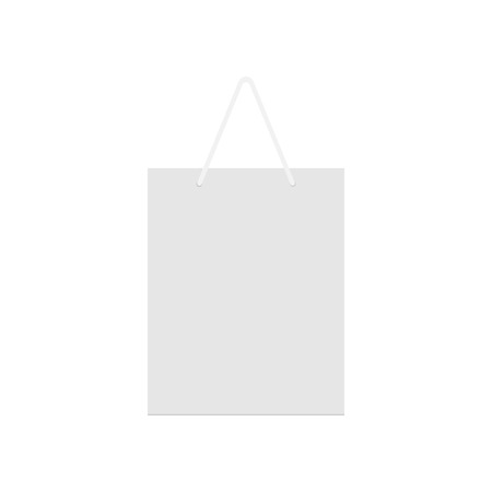 shopping bag icon isolated on white background. Vector illustration. Eps 10.のイラスト素材