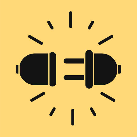 Electric socket with plug. Connect disconnect symbol. Vector illustration. Eps 10.のイラスト素材