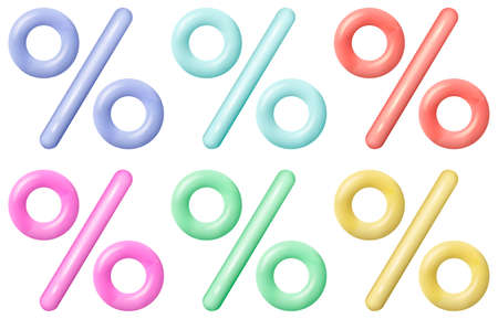 percent sign. Percentage, discount, sale concept Vector illustration Eps 10のイラスト素材