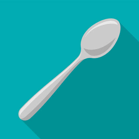 Spoon icon. flat design. Vector illustration Eps 10のイラスト素材