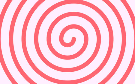 Sweet pink candy abstract spiral background. vector illustration. Eps 10.のイラスト素材