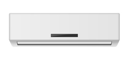 Air conditioner isolated on white background. vector illustration. Eps 10.のイラスト素材