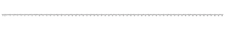 Ruler 60 inch. Precise measuring tool. Inches size indicators. Calibration gridのイラスト素材