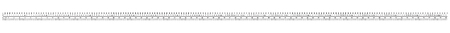 Ruler 200 centimeter. Ruler 80 inch. Double sided measurement tool in cm and inches. Calibration grid.のイラスト素材