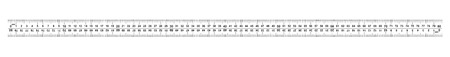 Ruler 80 centimeter. Ruler 800 mm. The direction of marking on the ruler from left to right and right to left. Value of division 0.5 mm. Precise length measurement device. Calibration grid.のイラスト素材