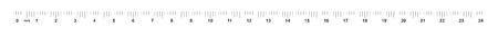 24 inch tape measure ruler with 1/16 inch markings. Imperial gridのイラスト素材