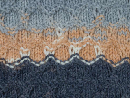 background of multicolored knitted fabric