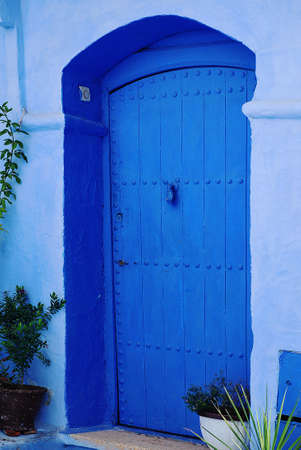 traditional and artisanal door in Morocco