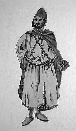 Ancient traditional moroccan lifestyle in black and whiteの写真素材