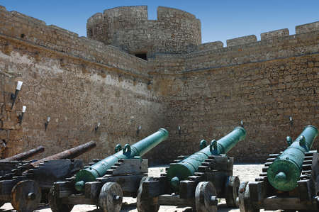 Old portuguese architecture of Safi in Mroccoの写真素材
